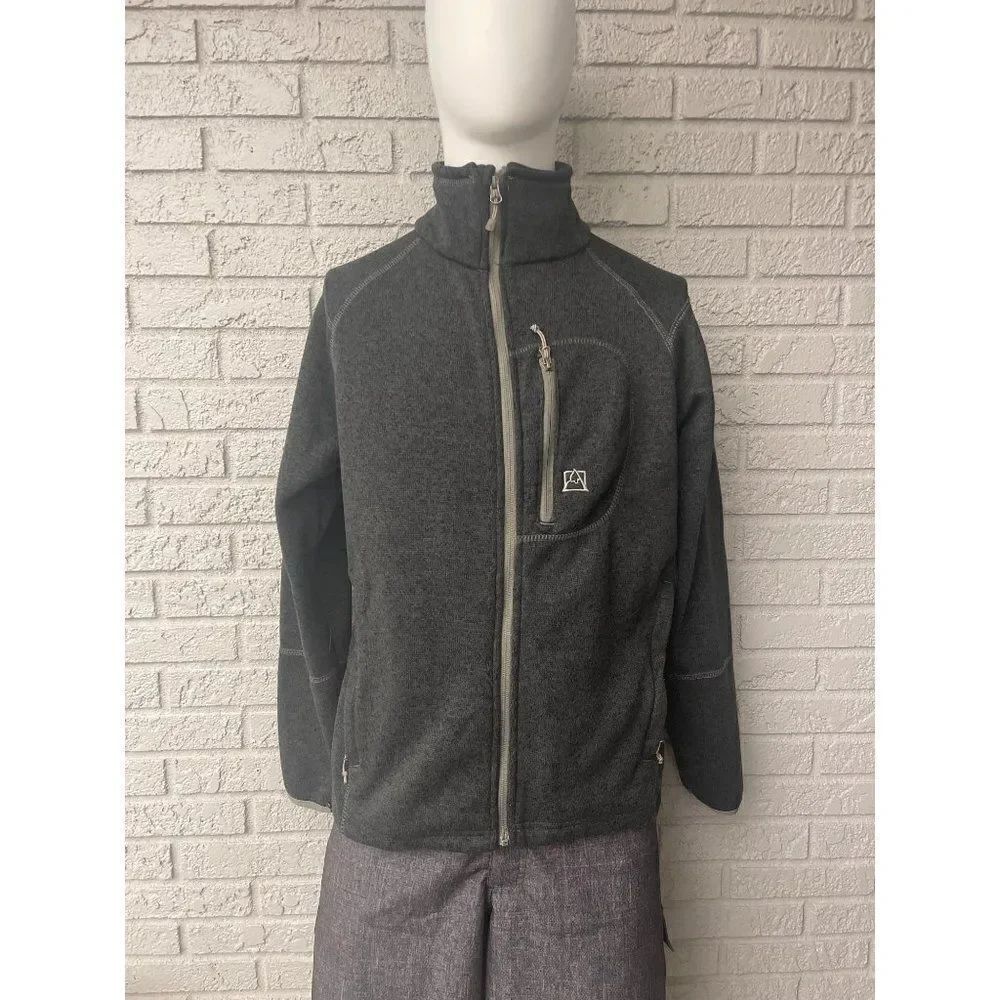Avalanche Men’s Full Zipper Fleece Sweater Size L